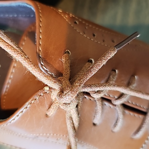 AWRSOME GLOBALWIN TAN OXFORD DRESS SHOES - Picture 8 of 12